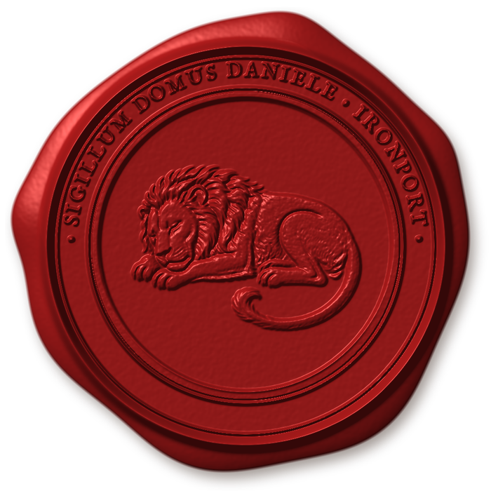 Wax impression of the seal of House Daniele